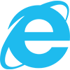 Logo do navegador Internet Explorer
